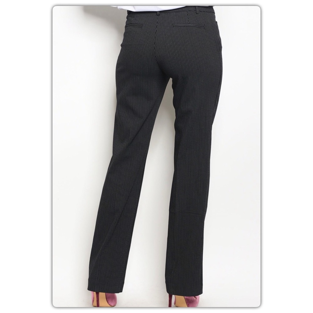 ⚠️ 1 LEFT! Pinstripe Career Work Pants - Picture 2 of 8